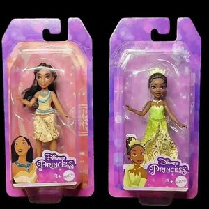 2 Matel Disney Mini Princess . New In Box! Never Opened